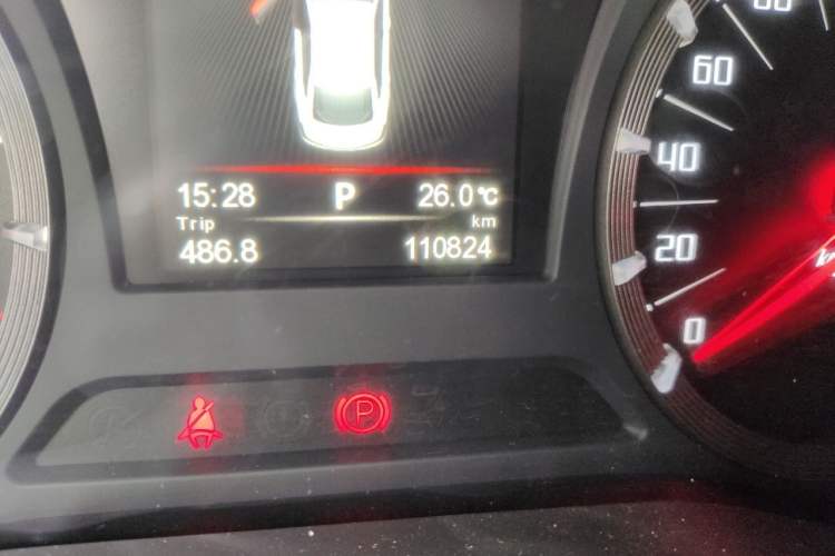 Used GAC Trumpchi GA6 2016 235T DCT Luxury Edition Odometer Close Up