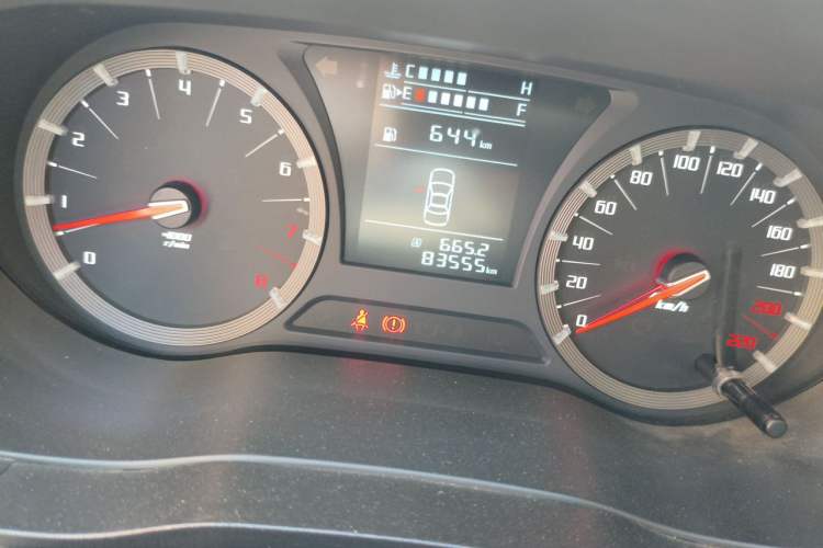 Used GAC Trumpchi GA6 2016 235T Manual Elite Edition Odometer Close Up
