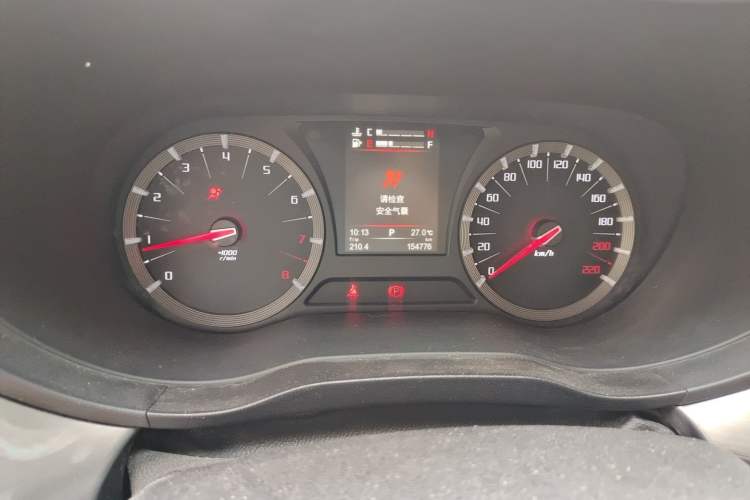 Used GAC Trumpchi GA6 2016 235T DCT Luxury Edition Odometer Close Up