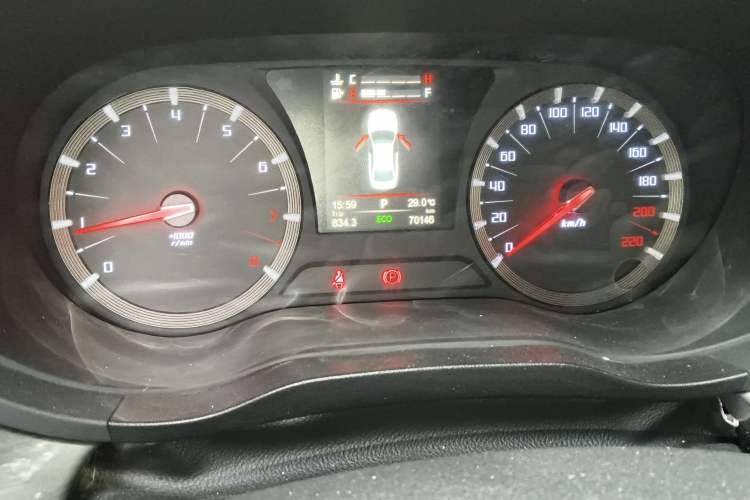 Used GAC Trumpchi GA6 2016 235T DCT Luxury Edition Odometer Close Up