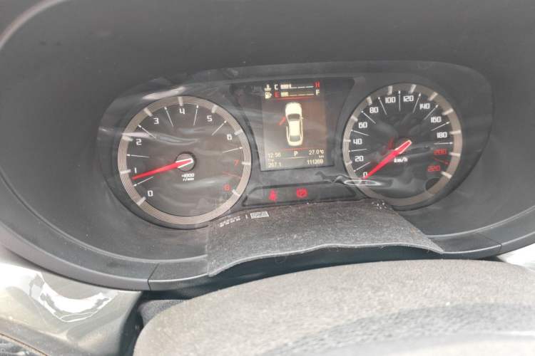 Used GAC Trumpchi GA6 2016 235T DCT Luxury Edition Odometer Close Up