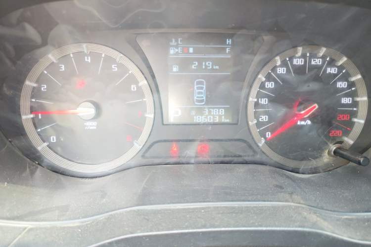 Used GAC Trumpchi GA6 2016 235T DCT Elite Edition Odometer Close Up