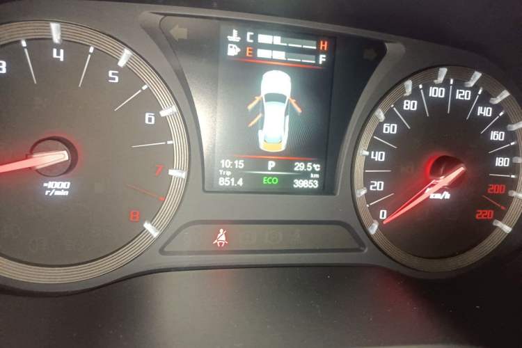 Used GAC Trumpchi GA6 2016 235T DCT Luxury Edition Odometer Close Up