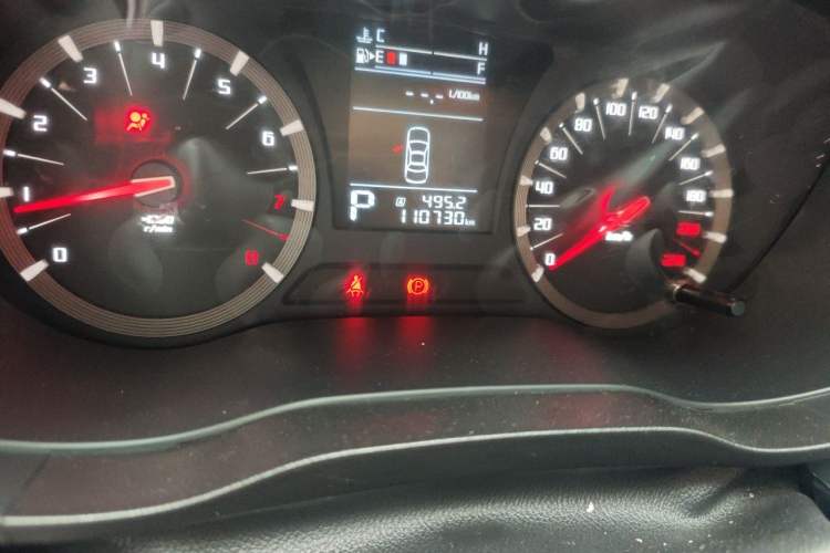 Used GAC Trumpchi GA6 2016 235T DCT Elite Edition Odometer Close Up