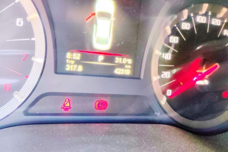 Used GAC Trumpchi GA6 2016 235T DCT Luxury Edition Odometer Close Up