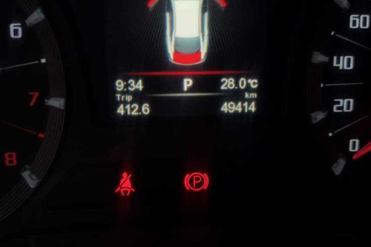 Used GAC Trumpchi GA6 2016 235T DCT Luxury Edition Odometer Close Up