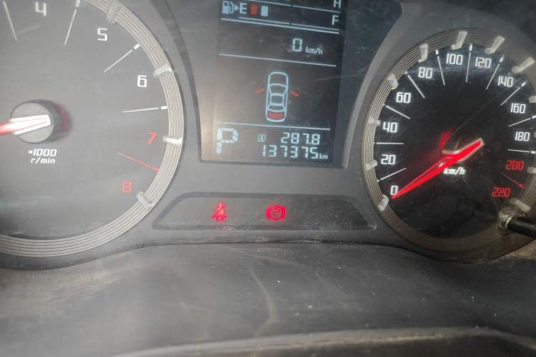 Used GAC Trumpchi GA6 2016 235T DCT Elite Edition Odometer Close Up