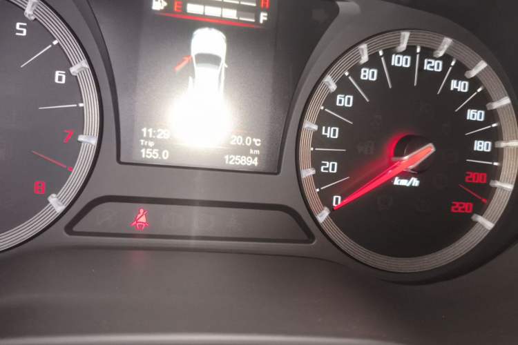 Used GAC Trumpchi GA6 2016 235T DCT Luxury Edition Odometer Close Up