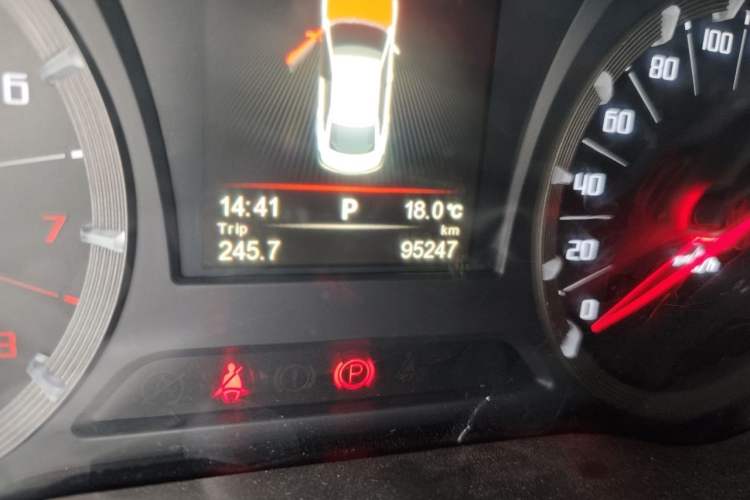 Used GAC Trumpchi GA6 2016 235T DCT Luxury Edition Odometer Close Up
