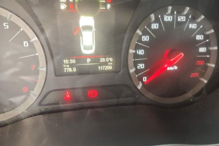 Used GAC Trumpchi GA6 2016 235T DCT Luxury Edition Odometer Close Up