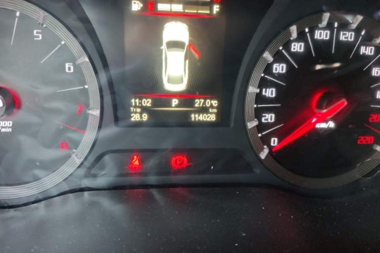 Used GAC Trumpchi GA6 2016 235T DCT Luxury Edition Odometer Close Up
