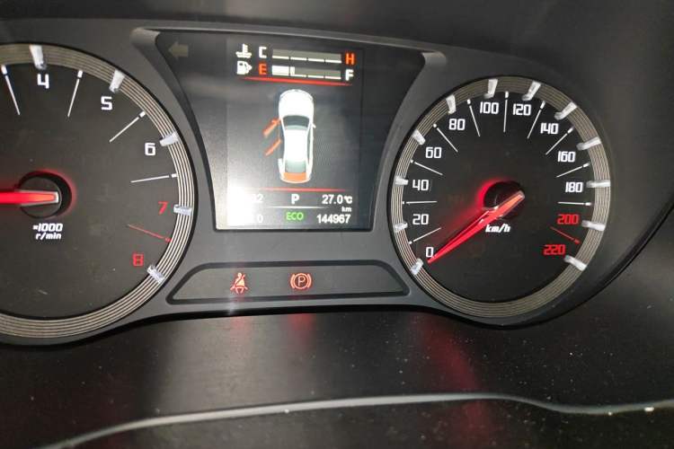 Used GAC Trumpchi GA6 2016 235T DCT Luxury Edition Odometer Close Up