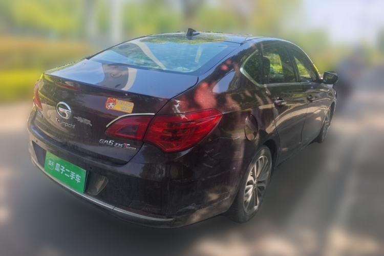 Used GAC Trumpchi GA6 2016 235T DCT Luxury Edition Rear Right 45 Deg