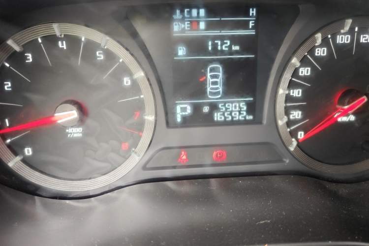Used GAC Trumpchi GA6 2016 235T DCT Elite Edition Odometer Close Up