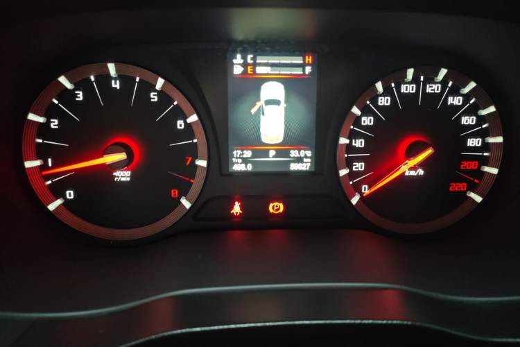 Used GAC Trumpchi GA6 2016 235T DCT Luxury Edition Odometer Close Up
