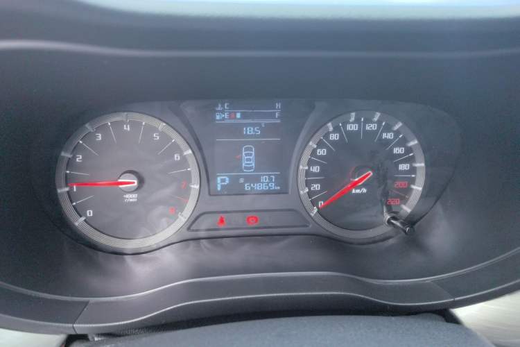 Used GAC Trumpchi GA6 2016 235T DCT Elite Edition Odometer Close Up
