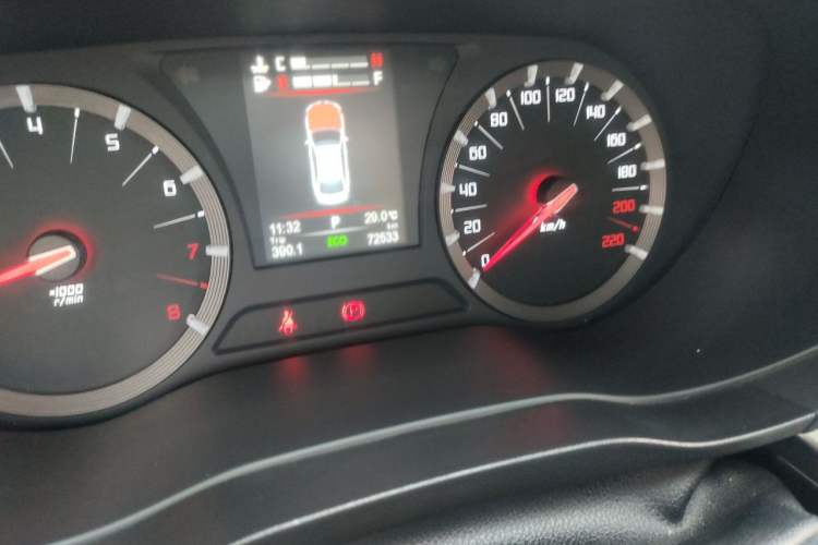 Used GAC Trumpchi GA6 2016 235T DCT Luxury Edition Odometer Close Up