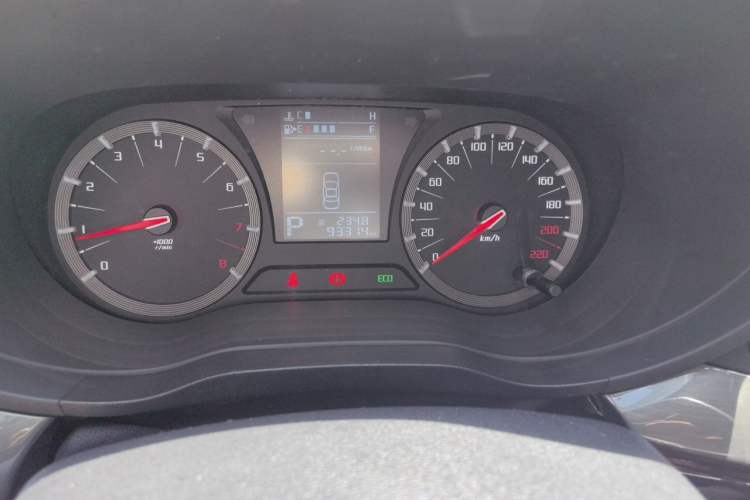 Used GAC Trumpchi GA6 2016 235T DCT Elite Edition Odometer Close Up