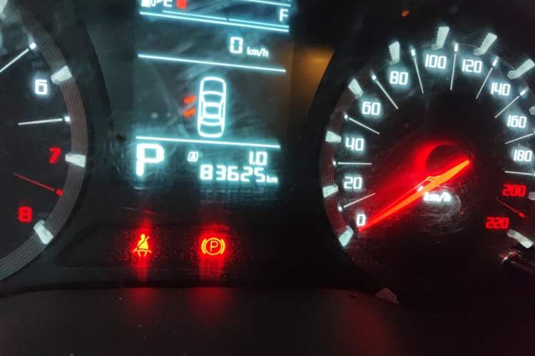 Used GAC Trumpchi GA6 2016 235T DCT Elite Edition Odometer Close Up