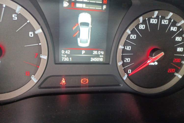 Used GAC Trumpchi GA6 2016 235T DCT Luxury Edition Odometer Close Up