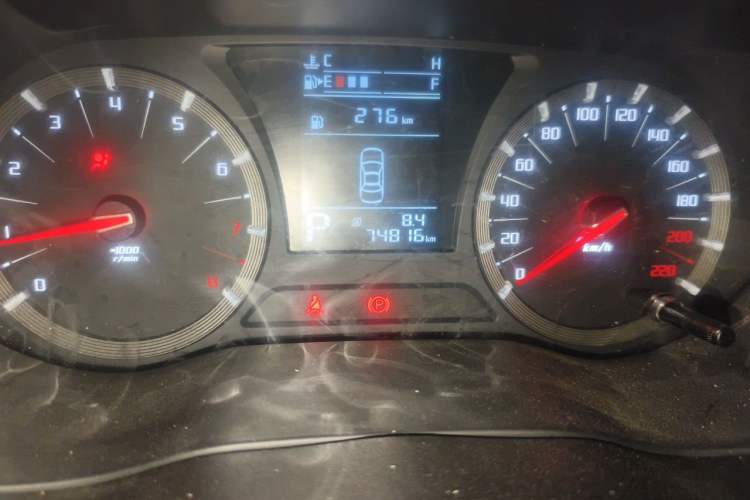 Used GAC Trumpchi GA6 2016 235T DCT Elite Edition Odometer Close Up