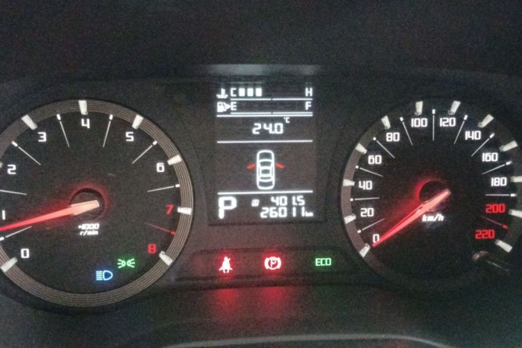 Used GAC Trumpchi GA6 2016 235T DCT Elite Edition Odometer Close Up