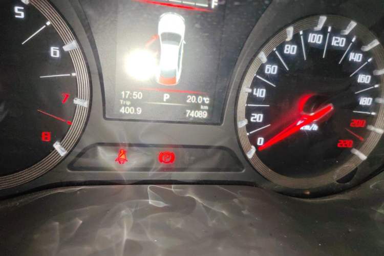 Used GAC Trumpchi GA6 2016 235T DCT Luxury Edition Odometer Close Up