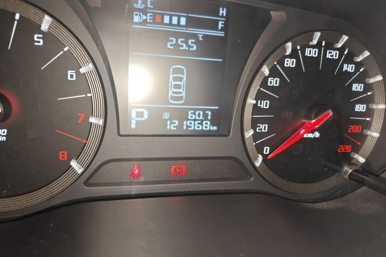 Used GAC Trumpchi GA6 2016 235T DCT Elite Edition Odometer Close Up