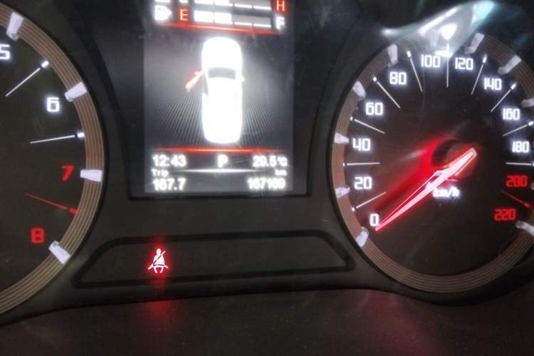 Used GAC Trumpchi GA6 2016 235T DCT Luxury Edition Odometer Close Up
