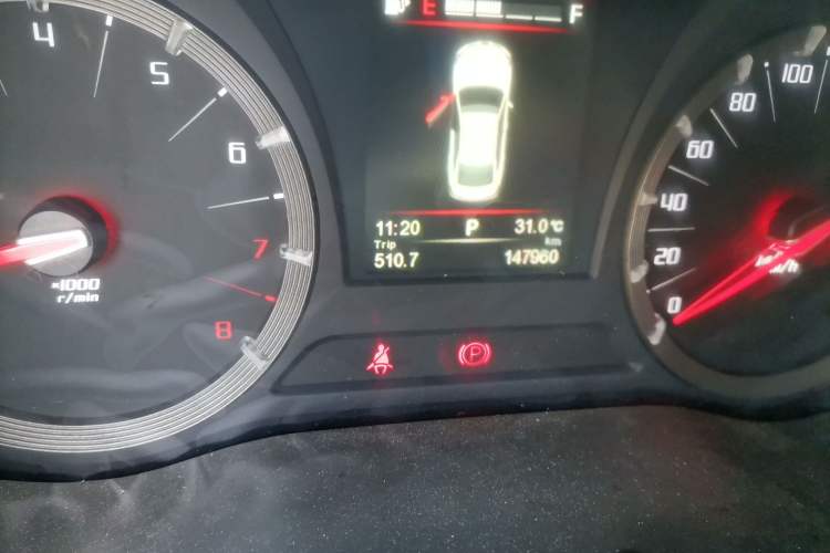 Used GAC Trumpchi GA6 2016 235T DCT Luxury Edition Odometer Close Up
