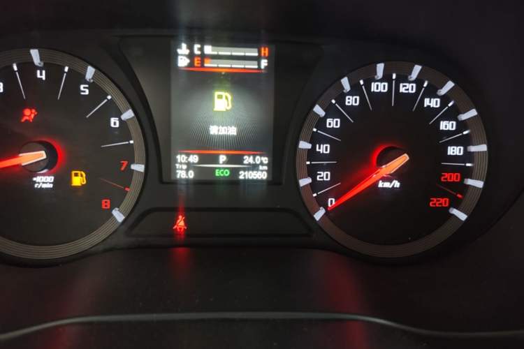 Used GAC Trumpchi GA6 2016 235T DCT Luxury Edition Odometer Close Up