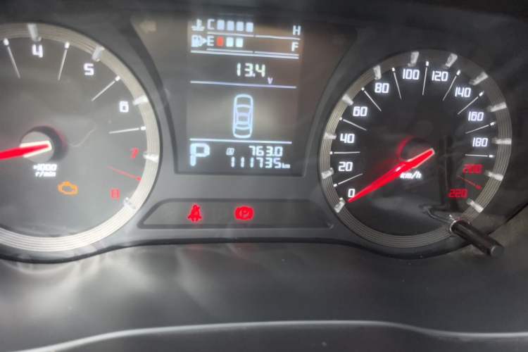 Used GAC Trumpchi GA6 2016 235T DCT Elite Edition Odometer Close Up