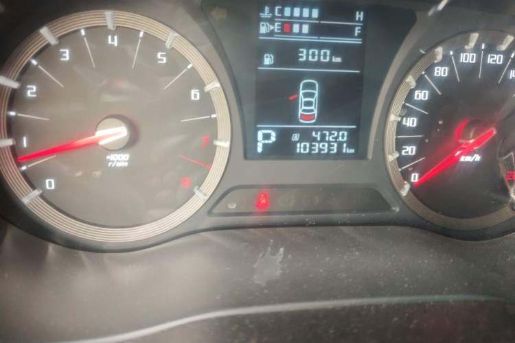 Used GAC Trumpchi GA6 2016 235T DCT Elite Edition Odometer Close Up