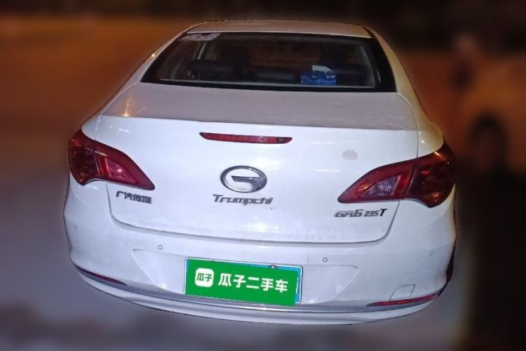 Used GAC Trumpchi GA6 2016 235T Manual Elite Edition Rear