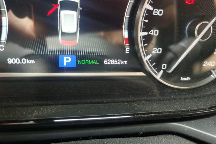 Used GAC Trumpchi GA6 2019 270T Automatic Elite Edition Odometer Close Up