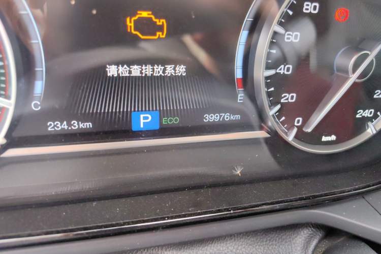 Used GAC Trumpchi GA6 2019 270T Automatic Luxury Edition Odometer Close Up