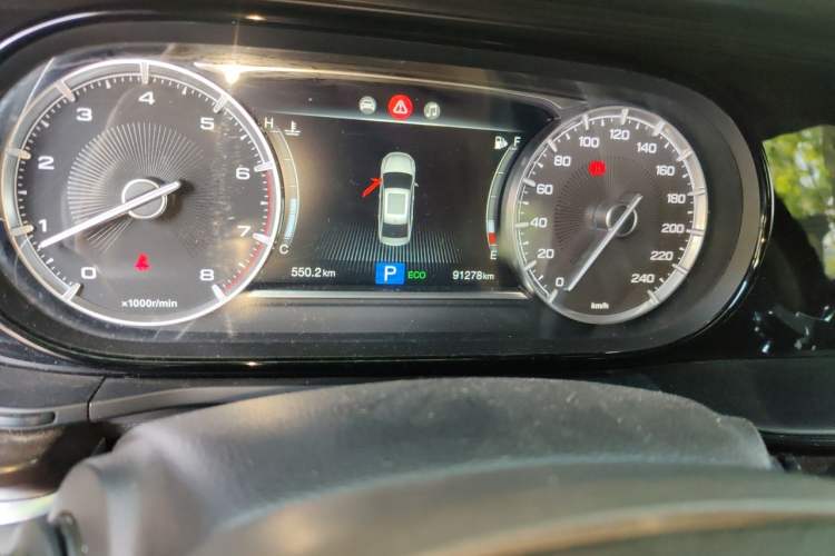 Used GAC Trumpchi GA6 2019 270T Automatic Luxury Edition Odometer Close Up