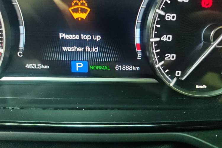Used GAC Trumpchi GA6 2019 270T Automatic Elite Edition Odometer Close Up
