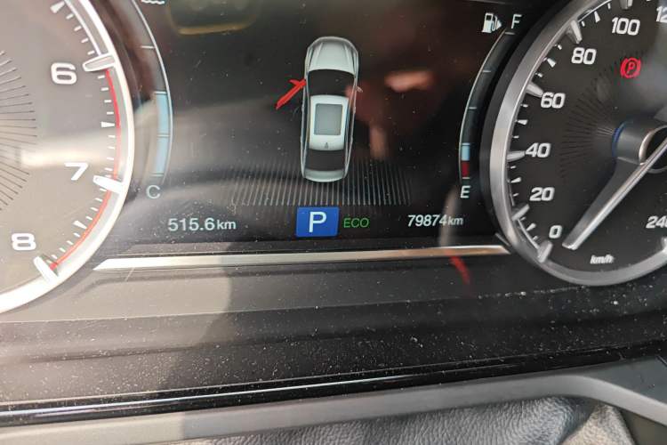 Used GAC Trumpchi GA6 2019 270T Automatic Luxury Edition Odometer Close Up