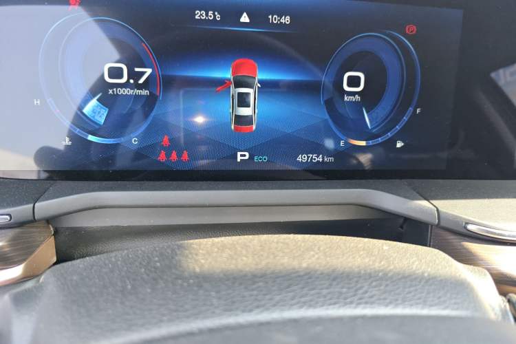 Used GAC Trumpchi GA6 2019 270T Automatic Prestige Edition Odometer Close Up