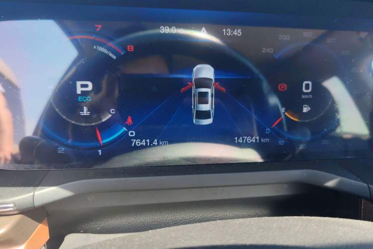 Used GAC Trumpchi GA6 2019 270T Automatic Prestige Edition Odometer Close Up