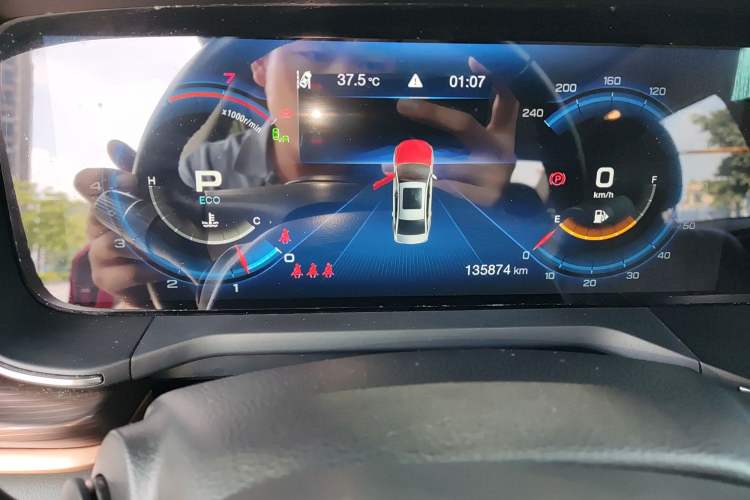Used GAC Trumpchi GA6 2019 270T Automatic Supreme Edition Odometer Close Up