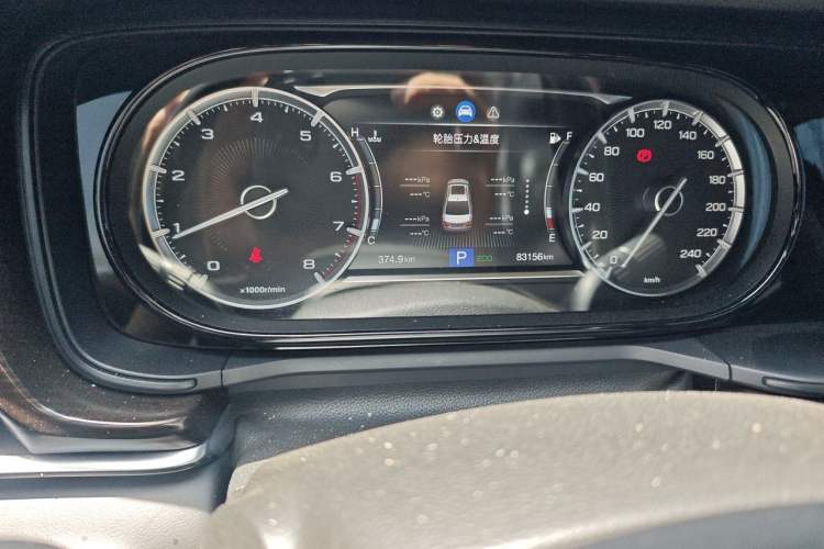 Used GAC Trumpchi GA6 2019 270T Automatic Elite Edition Odometer Close Up