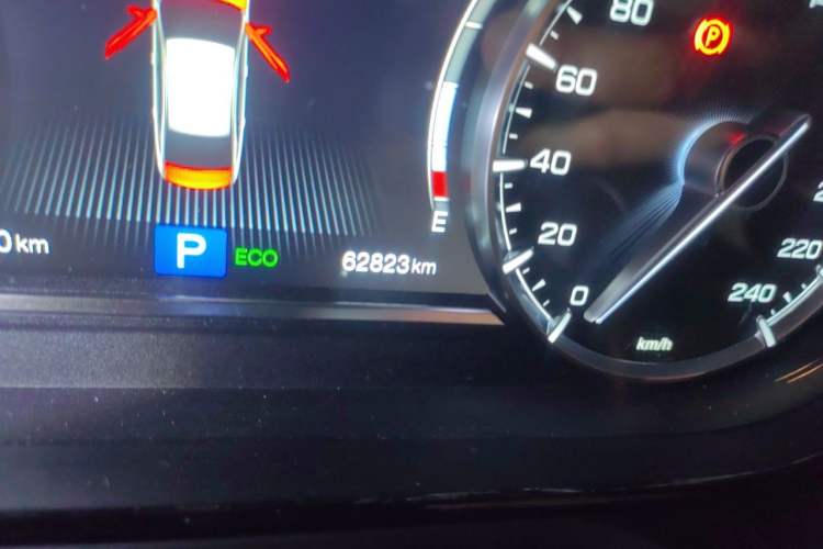 Used GAC Trumpchi GA6 2019 270T Automatic Elite Edition Odometer Close Up