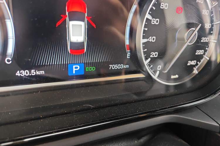 Used GAC Trumpchi GA6 2019 270T Automatic Luxury Edition Odometer Close Up