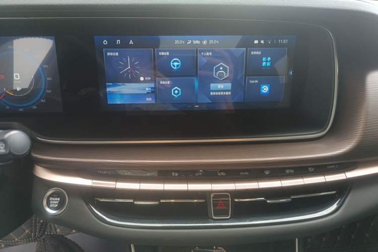 Used GAC Trumpchi GA6 2019 270T Automatic Prestige Edition Audio And AC Panel