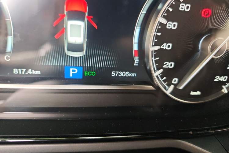 Used GAC Trumpchi GA6 2019 270T Automatic Luxury Edition Odometer Close Up