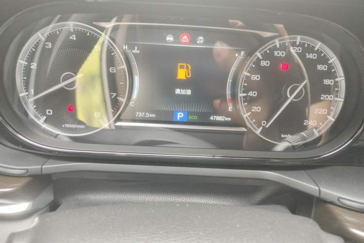 Used GAC Trumpchi GA6 2019 270T Automatic Elite Edition Odometer Close Up