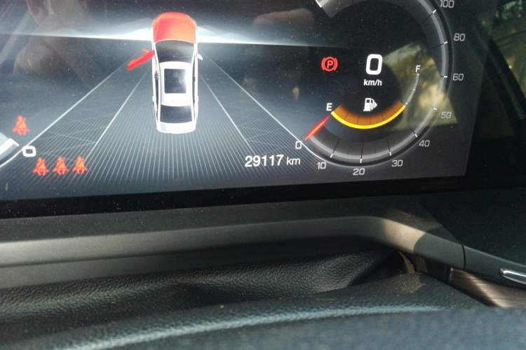 Used GAC Trumpchi GA6 2019 270T Automatic Prestige Edition Odometer Close Up