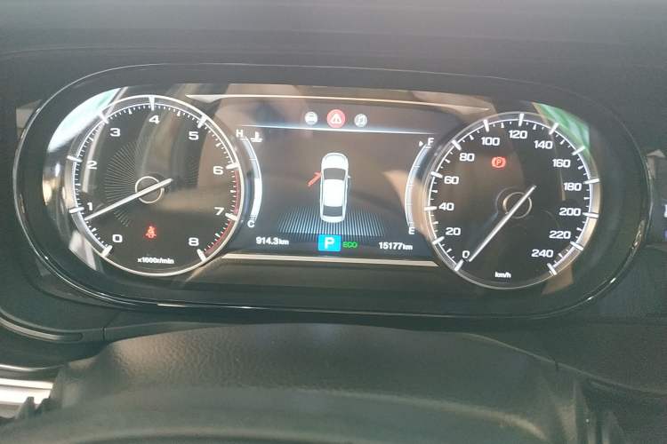 Used GAC Trumpchi GA6 2019 270T Automatic Elite Edition Odometer Close Up